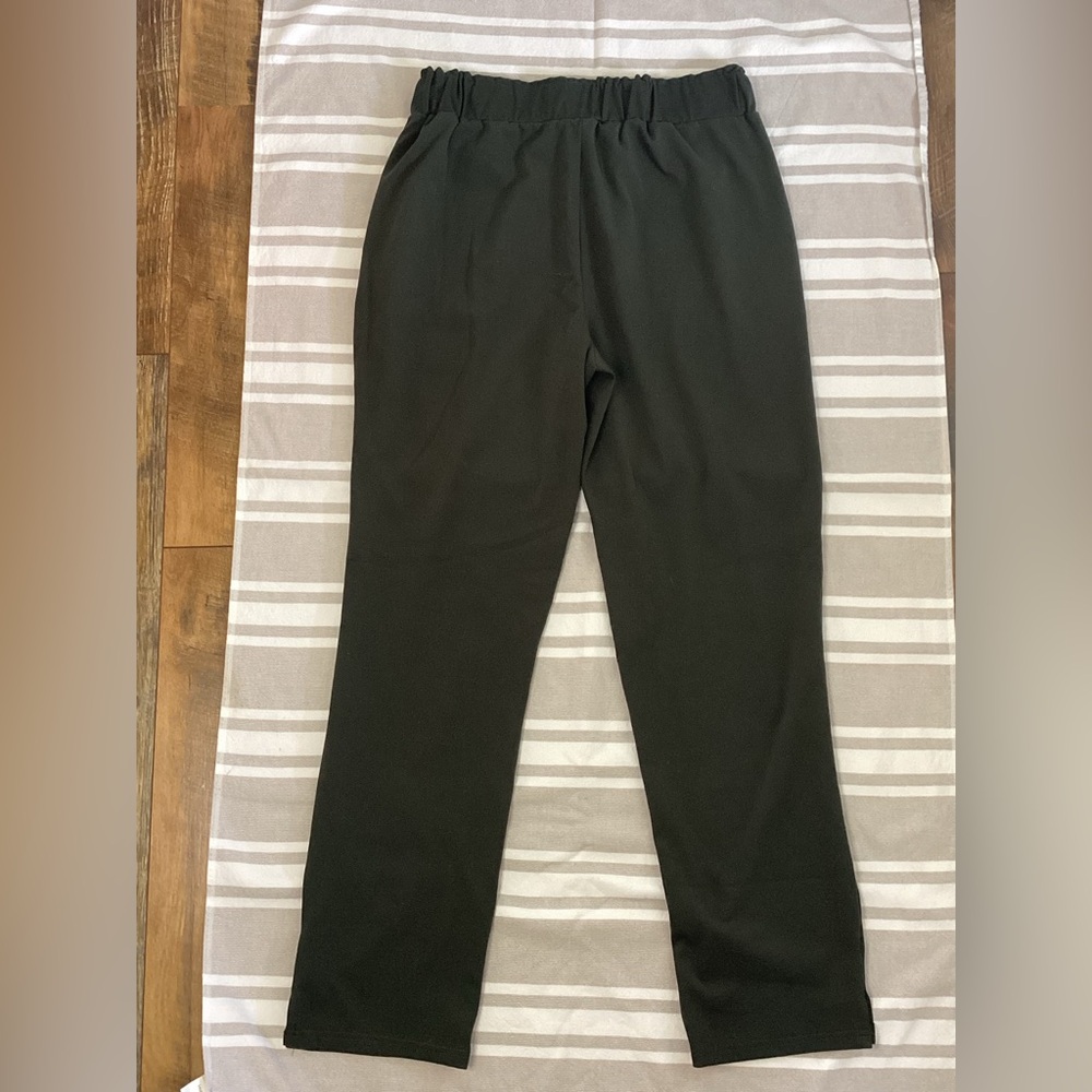 Joie Dark Green Elastic Waist Joggers - Picture 7 of 9